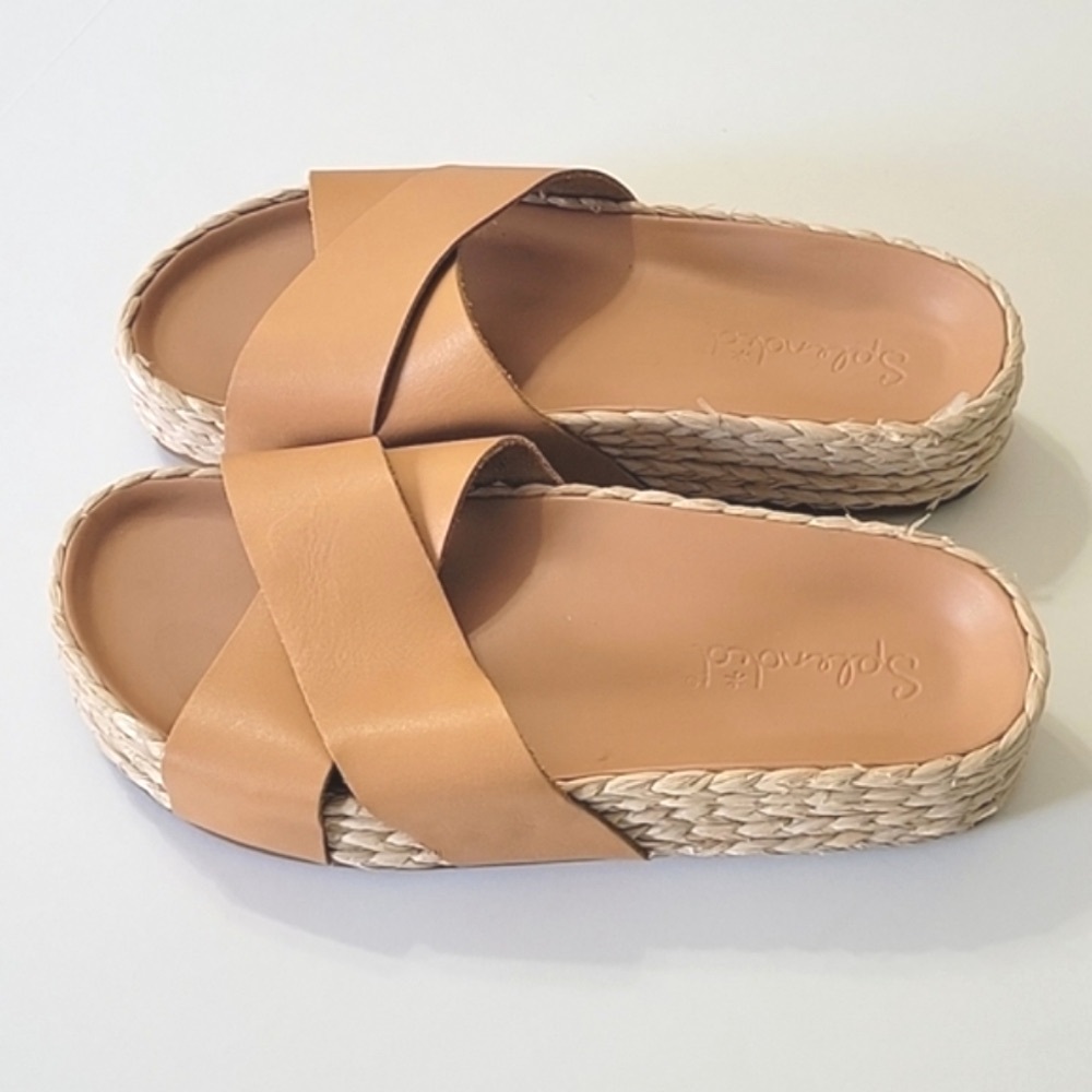 Splendid NWT, Becki Natural Flatform Espadille women's size 9